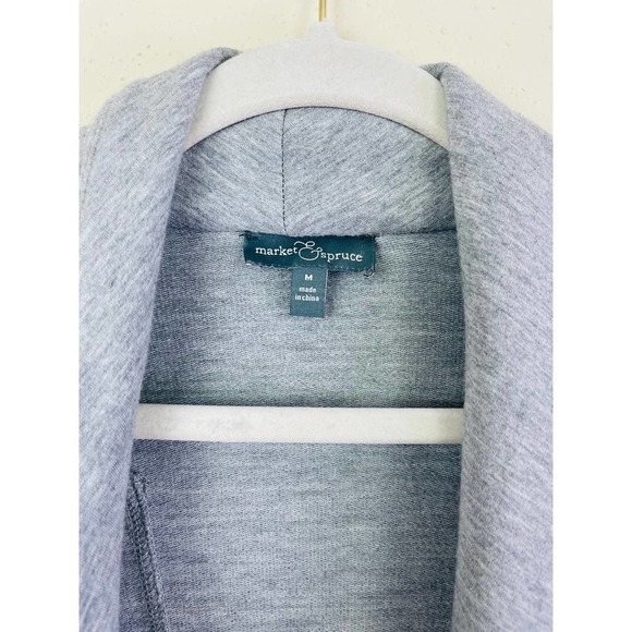 Market & Spruce Stitch Fix Antonia Asymmetrical Side Zip Cardigan Size M‎ (A2-9) - Picture 2 of 7